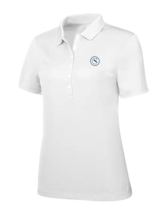 Callaway Womens Ottoman Bright White Polo w/Crumdale Icon Logo
