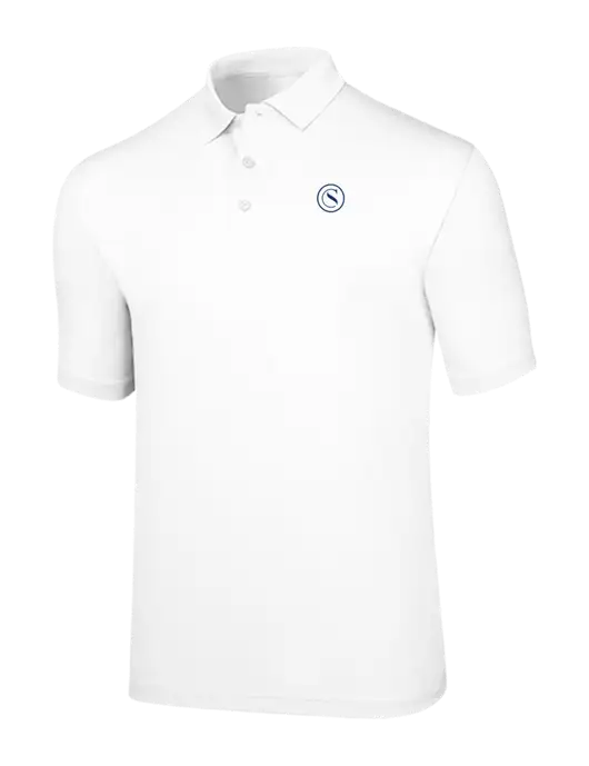 Callaway Opti-Dri White Chev Polo w/Crumdale Icon Logo