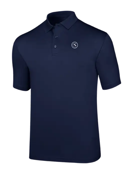 Callaway Opti-Dri Navy Chev Polo w/Crumdale Icon Logo