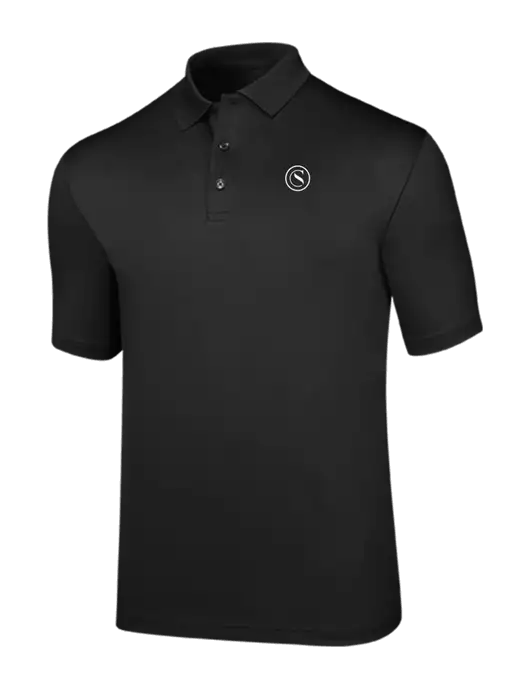 Callaway Opti-Dri Black Chev Polo w/Crumdale Icon Logo
