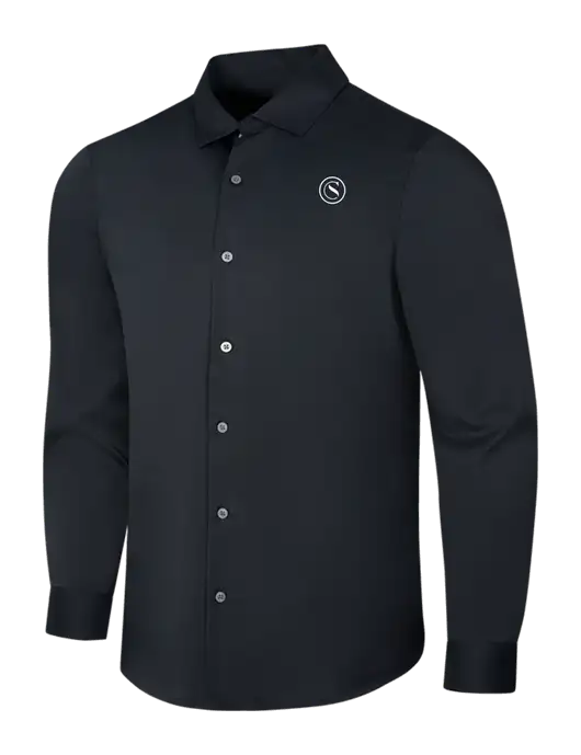 Black City Stretch Shirt w/Crumdale Icon Logo