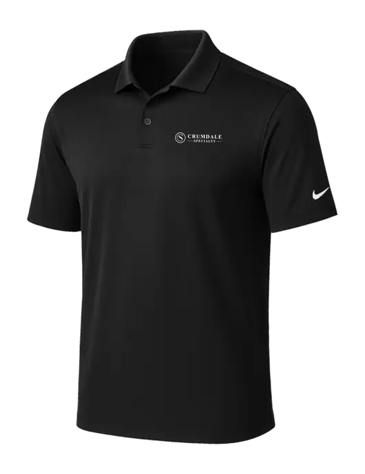 NIKE Black Victory Solid Polo w/Crumdale Logo