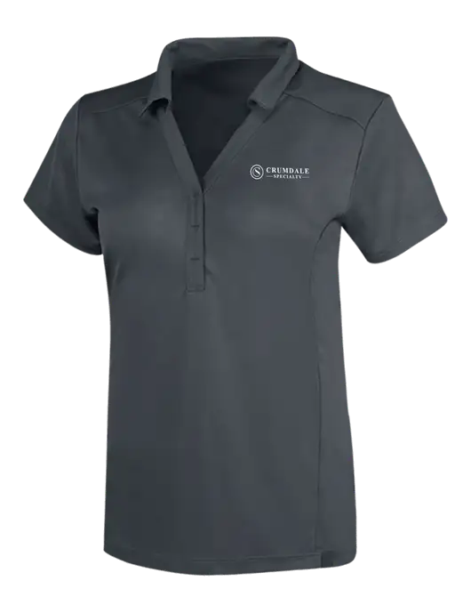 OGIO Dark Grey Womens Framework Polo w/Crumdale Logo