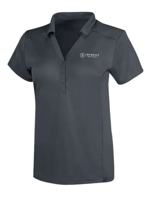 OGIO Dark Grey Womens Framework Polo w/Crumdale Logo