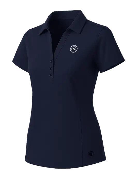 OGIO Womens Navy ONYX Polo w/Crumdale Icon Logo