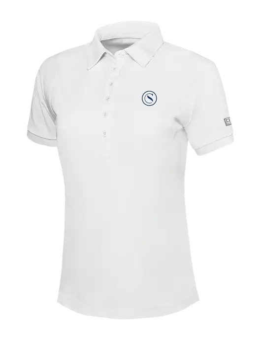 OGIO Womens Bright White Jewel Polo w/Crumdale Icon Logo