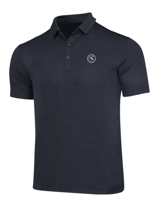 Black Posi-UV Pro Polo w/Crumdale Icon Logo