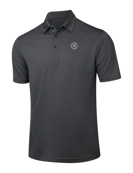 Dark Grey Heather Contender Polo w/Crumdale Icon Logo