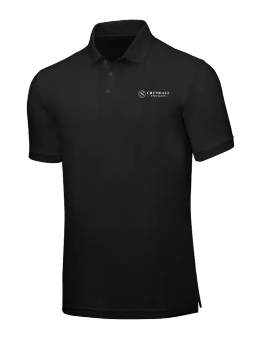 Black Core Classic Pique w/Crumdale Logo