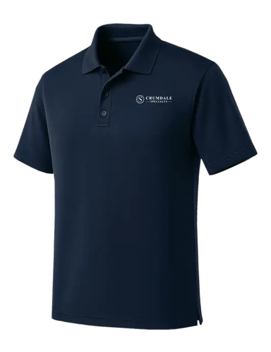 Dark Navy Dry Zone UV Micro Mesh Polo w/Crumdale Logo