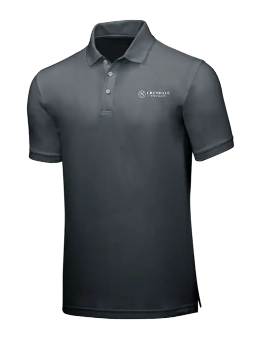 Dark Grey Core Classic Pique w/Crumdale Logo