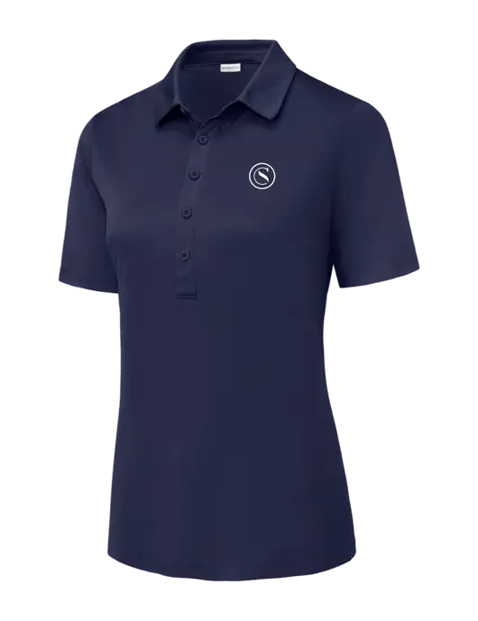 True Navy Womens Posi-UV Pro Polo w/Crumdale Icon Logo