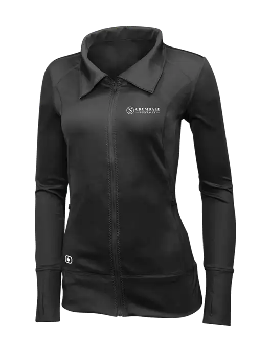 OGIO Blacktop Womens Endurance Fulcrum Full-Zip w/Crumdale Logo