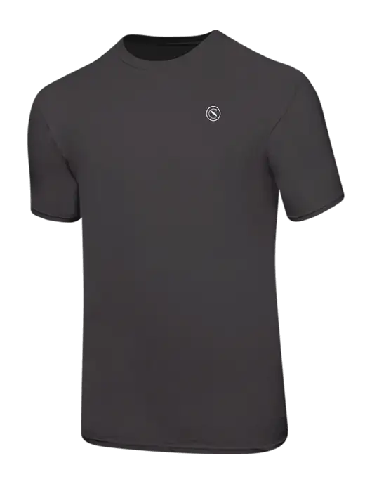 Ring Spun Charcoal 4.5 oz T-Shirt w/Crumdale Icon Logo