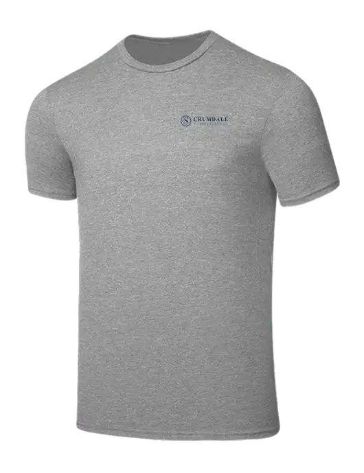 Seriously Soft Light Heather Grey T-Shirt w/Crumdale Logo