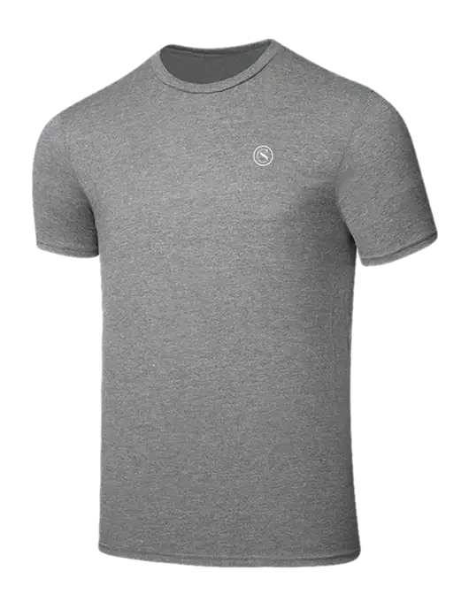 Seriously Soft Grey Frost T-Shirt w/Crumdale Icon Logo