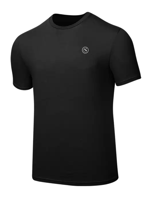 Seriously Soft Black T-Shirt w/Crumdale Icon Logo