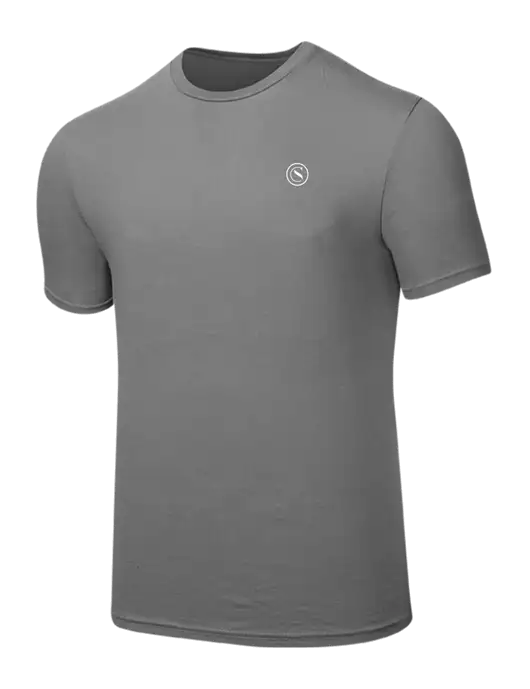 Seriously Soft Medium Grey T-Shirt w/Crumdale Icon Logo