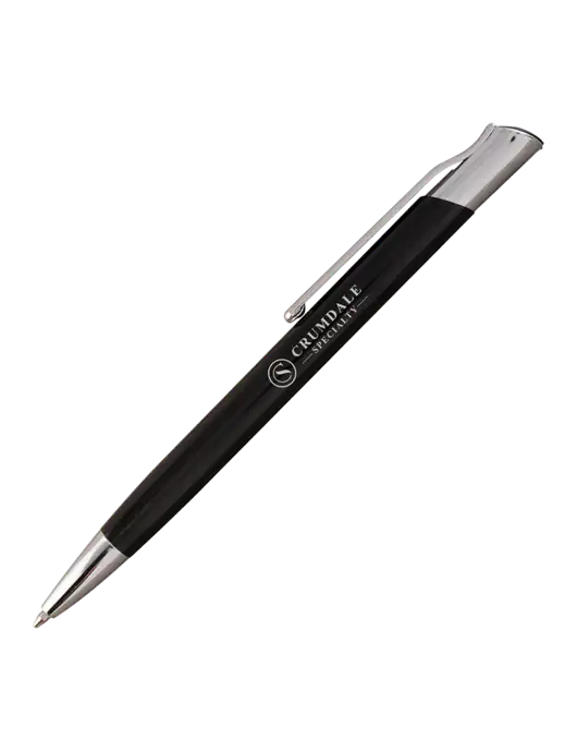 San Malo Black Pen - Black Ink w/Crumdale Logo