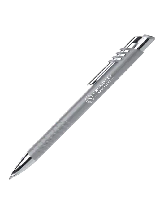 Schirhart Grey Pen - Black Ink w/Crumdale Logo