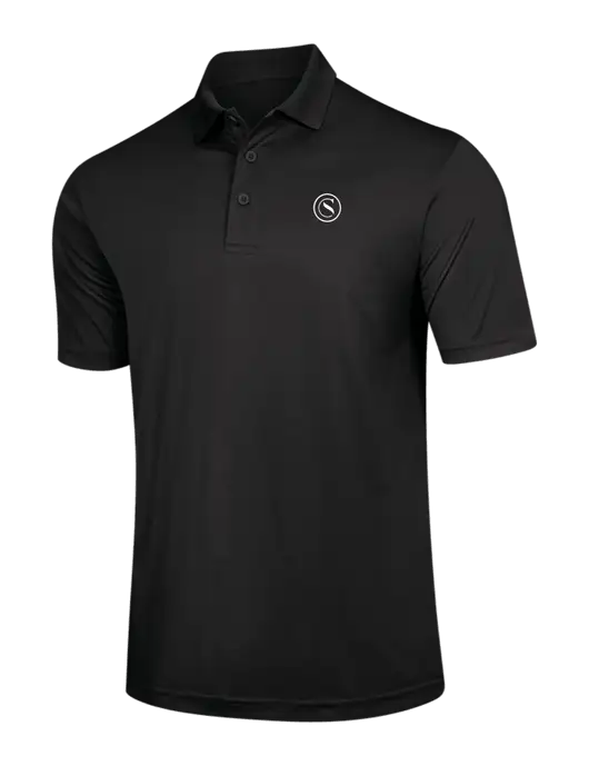 Black PosiCharge Competitor Polo w/Crumdale Icon Logo