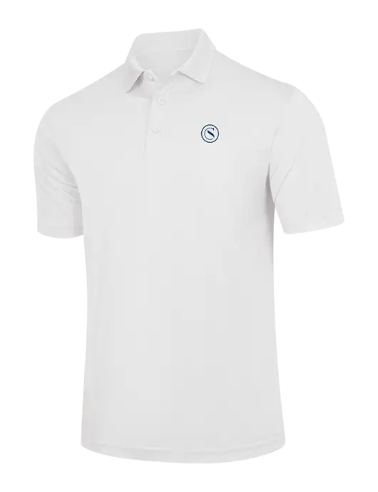 White PosiCharge Competitor Polo w/Crumdale Icon Logo