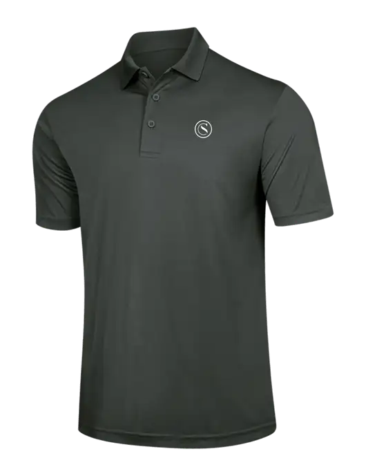 Dark Grey PosiCharge Competitor Polo w/Crumdale Icon Logo