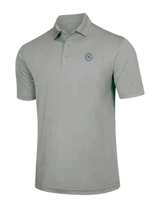 Silver PosiCharge Competitor Polo w/Crumdale Icon Logo