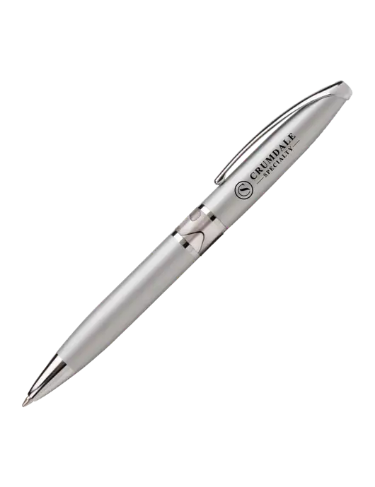 Illusion Silver Pen - Black Ink w/Crumdale Logo