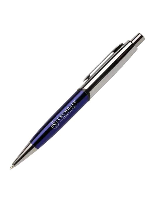 Chimera Blue Pen - Black Ink w/Crumdale Logo