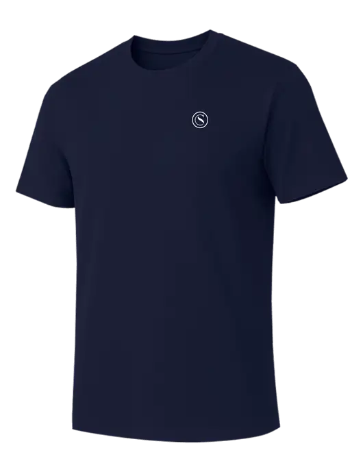 Allmade Dark Navy Organic Cotton Tee w/Crumdale Icon Logo