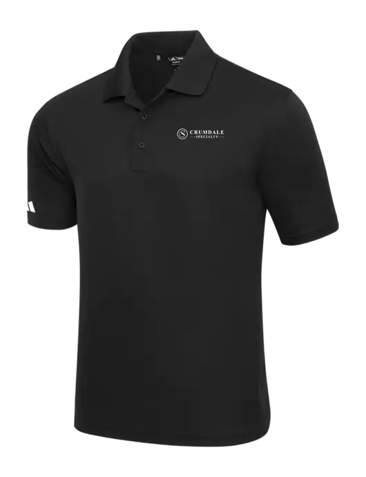 Adidas Black Basic Sport Polo w/Crumdale Logo