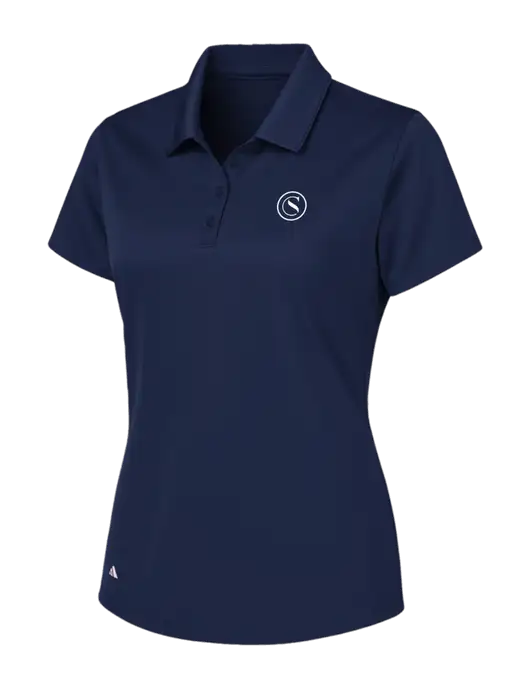 Adidas Navy Womens Basic Sport Polo w/Crumdale Icon Logo