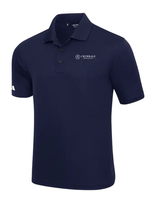 Adidas Navy Basic Sport Polo w/Crumdale Logo