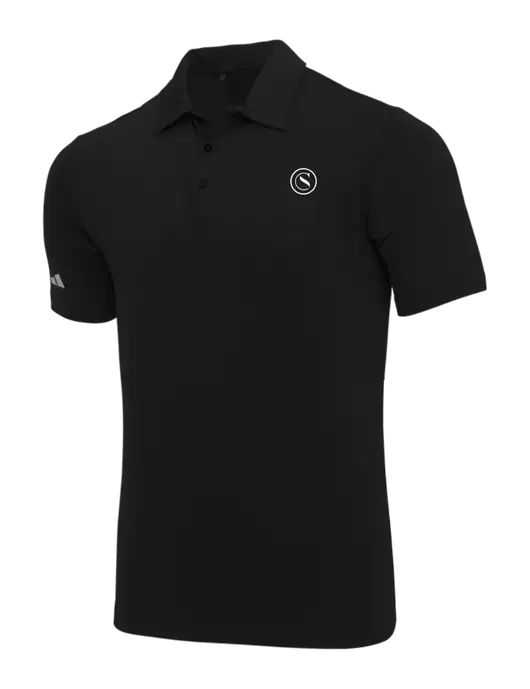 Adidas Black Ultimate Solid Polo w/Crumdale Icon Logo