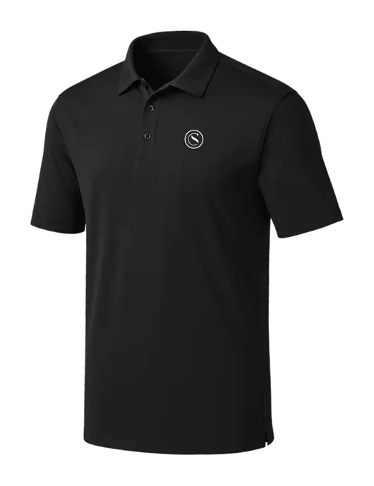 Black Silk Touch Performance Polo w/Crumdale Icon Logo
