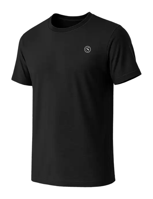 BELLA+CANVAS Black CVC Short Sleeve Tee w/Crumdale Icon Logo