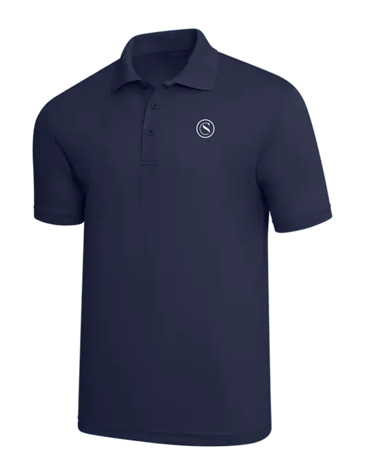 Navy PosiCharge RacerMesh Polo w/Crumdale Icon Logo