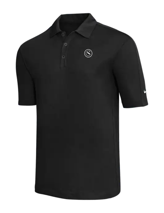Nike Black Tech Sport Dri-FIT Polo w/Crumdale Icon Logo