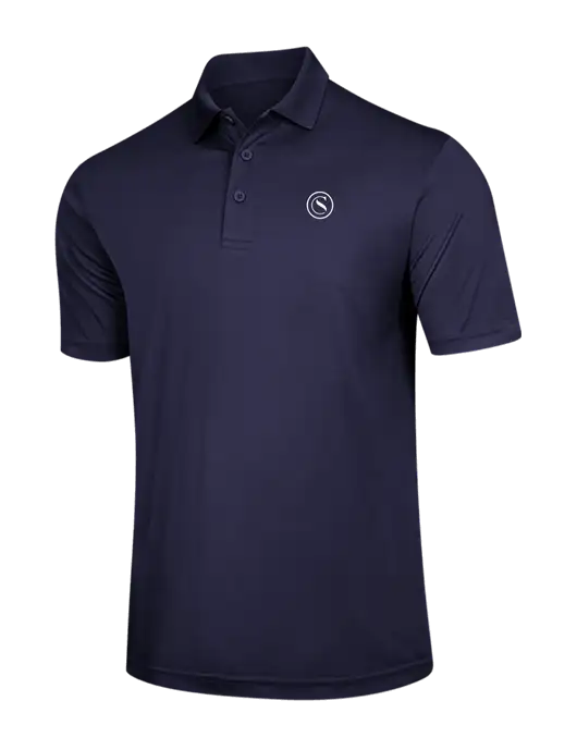 Navy PosiCharge Competitor Polo w/Crumdale Icon Logo