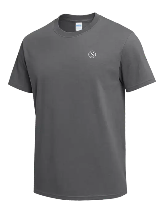 Medium Grey Heavyweight 6.1 oz T-Shirt w/Crumdale Icon Logo