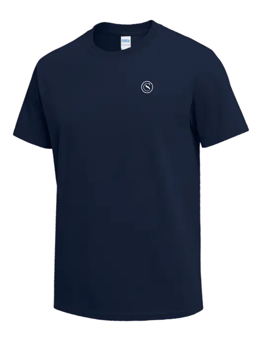 Navy Heavyweight 6.1 oz T-Shirt w/Crumdale Icon Logo