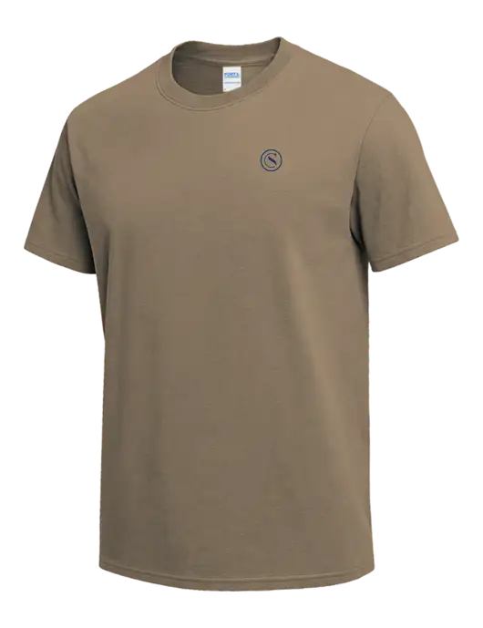 Dark Tan Heavyweight 6.1 oz T-Shirt w/Crumdale Icon Logo