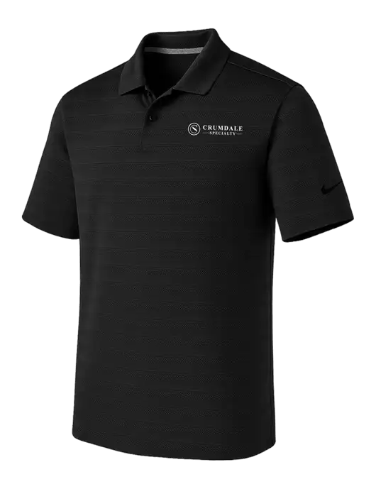 Nike Black Dri-FIT Vapor Jacquard Polo w/Crumdale Logo
