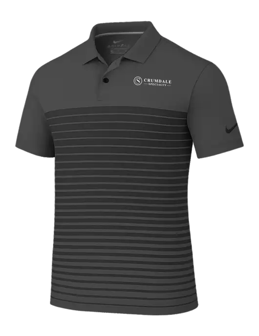 Nike Dark Grey Dri-FIT Vapor Block Polo w/Crumdale Logo