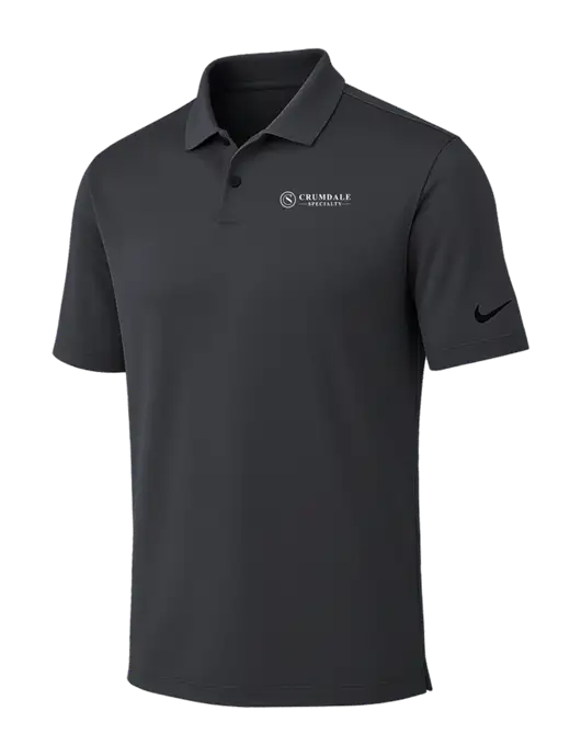 Nike Dark Grey Dri-FIT Vapor Polo w/Crumdale Logo