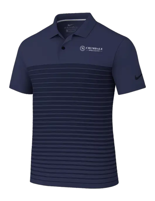 Nike Navy Dri-FIT Vapor Block Polo w/Crumdale Logo