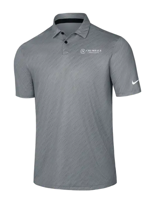 Nike Medium Grey Vapor Dash Polo w/Crumdale Logo