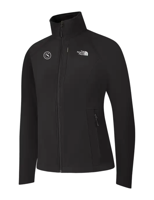 North Face Womens Black Apex Barrier Soft Shell Jacket  w/Crumdale Icon Logo