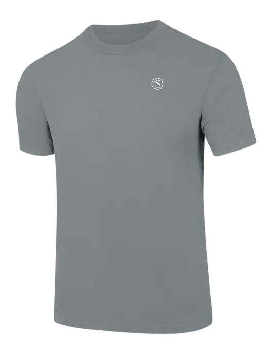 Comfort Colors 6.1 oz Medium Grey Heavyweight Ring Spun T-Shirt w/Crumdale Icon Logo